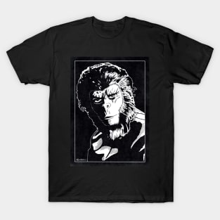 CORNELIUS - Planet of the Apes (Black and White) T-Shirt